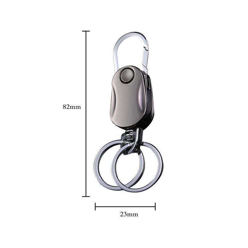 Bukela Heavy Duty Keychain Opener with 2 Keyrings Car Keychains, Multifunctional Toolbox for Men and Women Car Keychains (Finger Spinner) - Image 2