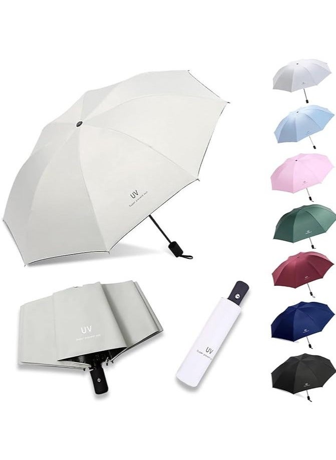 UV Foldable Umbrella for Winter, Summer and Sun Protection with UPF 50+, Automatic Open/Close Function – For Rainy Day, Summer - Image 1