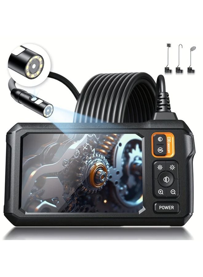 8mm Single Lens 4 3in LCD Industrial Endoscope Camera 196 85inch Waterproof For Phone Automotive Plumbing Inspection - Image 2