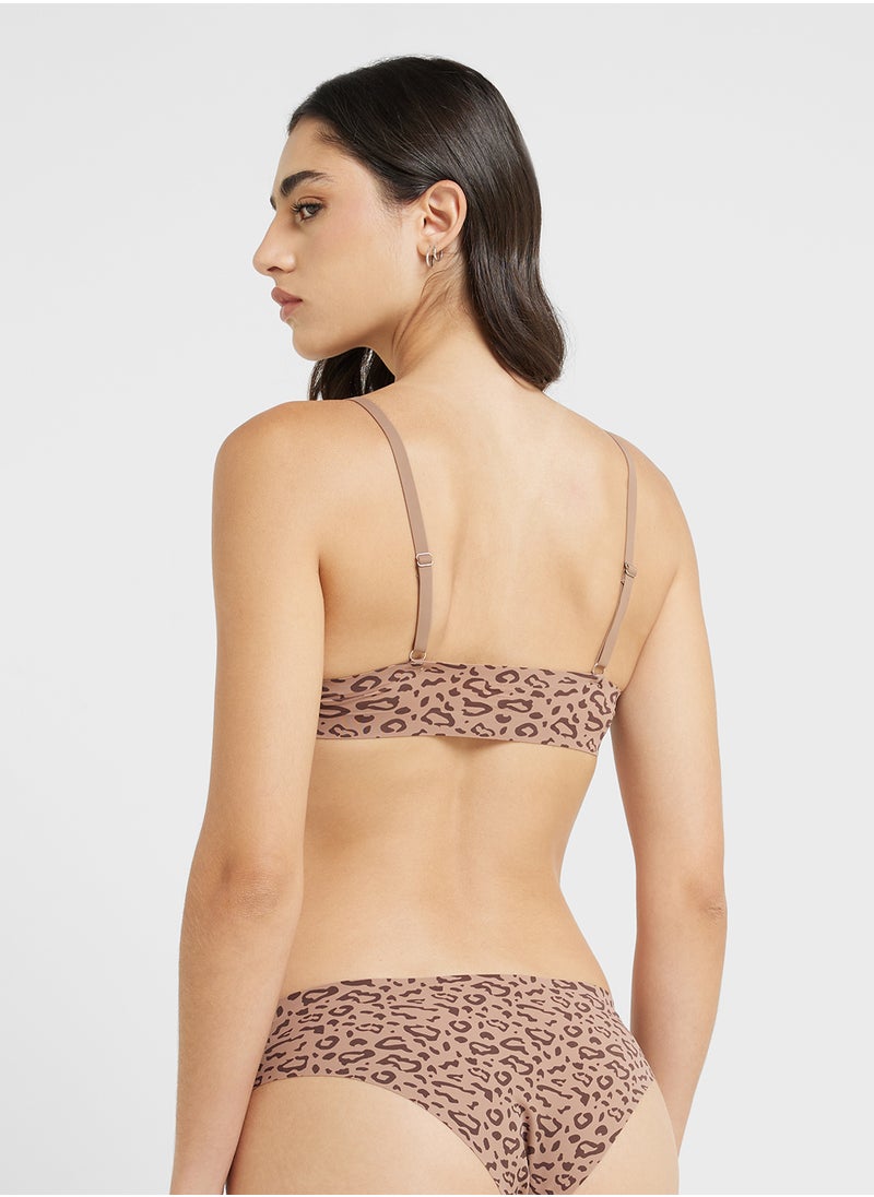 Ginger - Animal Print Bralette & Brief Set - Image 1