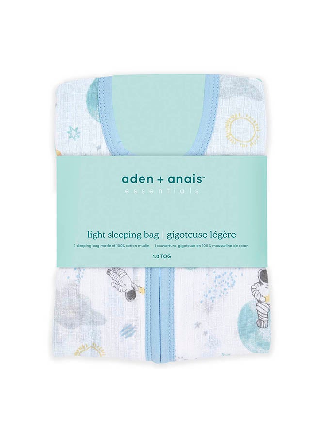 aden + anais Essentials Cotton Muslin 1.0 Tog Light Sleeping Bag Space Explorers(0 - 6 Months ) - Image 2