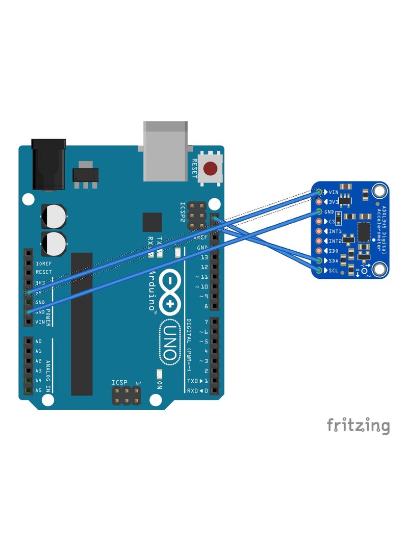 وحدة مستشعر GY-521 MPU6050 جيروسكوب + مقياس تسارع ثلاثي المحاور لمشاريع أردوينو وراسبيري باي و DIY - Image 5