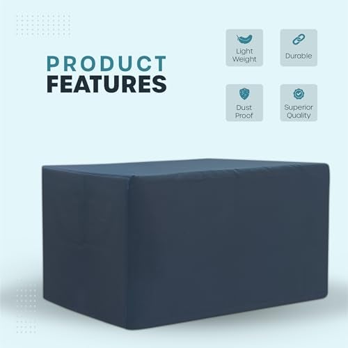 CRASOME Dust Proof Washable Wet Grinder Cover for 2 Litre Table Top Lakshmi | Prestige PWG 07 | Vidiem Vision CSM-BJ (Blue) - Image 3