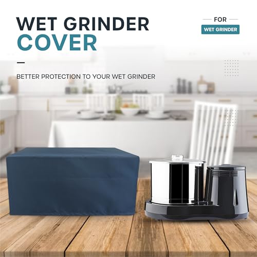 CRASOME Dust Proof Washable Wet Grinder Cover for 2 Litre Table Top Lakshmi | Prestige PWG 07 | Vidiem Vision CSM-BJ (Blue) - Image 4