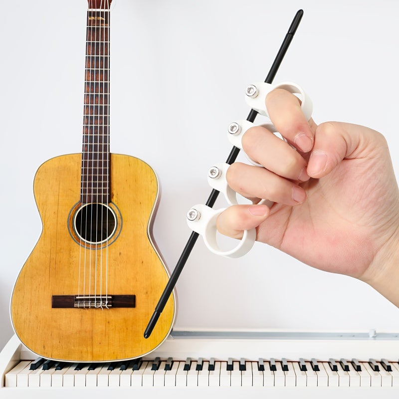 Chumia 2pcs Finger Expander Finger Trainers Multifunctional Finger Expansion Guitar Stretcher Portable Musical Instrument Accessories For Guitar Bass Ukulele Piano Saxophone Beginner - Image 5