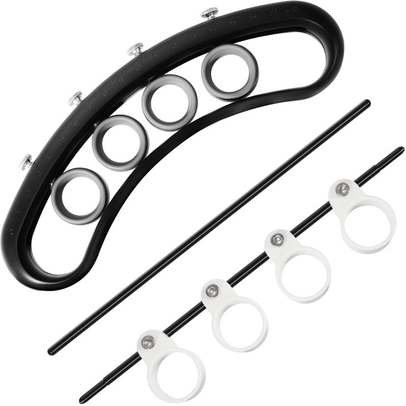 Chumia 2pcs Finger Expander Finger Trainers Multifunctional Finger Expansion Guitar Stretcher Portable Musical Instrument Accessories For Guitar Bass Ukulele Piano Saxophone Beginner - Image 1