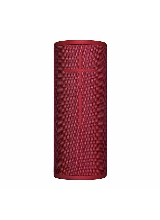Ultimate Ears - Boom 3 Wireless Bluetooth Speaker, Bold Sound + Deep Bass, Bluetooth, Magic Button, Waterproof, 15 Hours Battery, Range of 150 ft, Sunset Red - Image 1