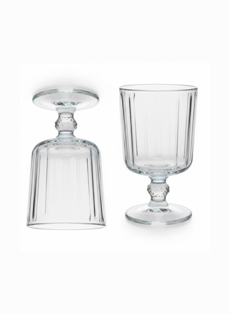 AL-GANNAS Crystal Juice Glasses Set of 10 | 200ml High-Quality Glassware for Cold Beverages - Image 2