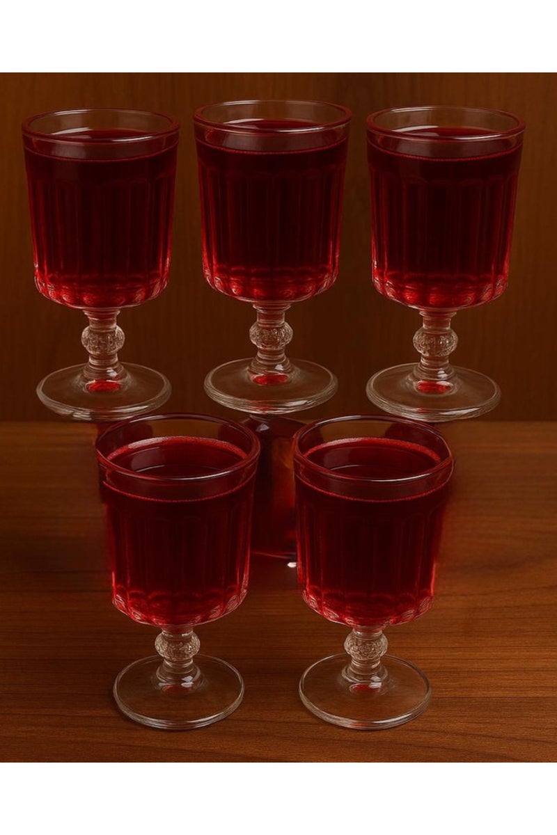 AL-GANNAS Crystal Juice Glasses Set of 10 | 200ml High-Quality Glassware for Cold Beverages - Image 5