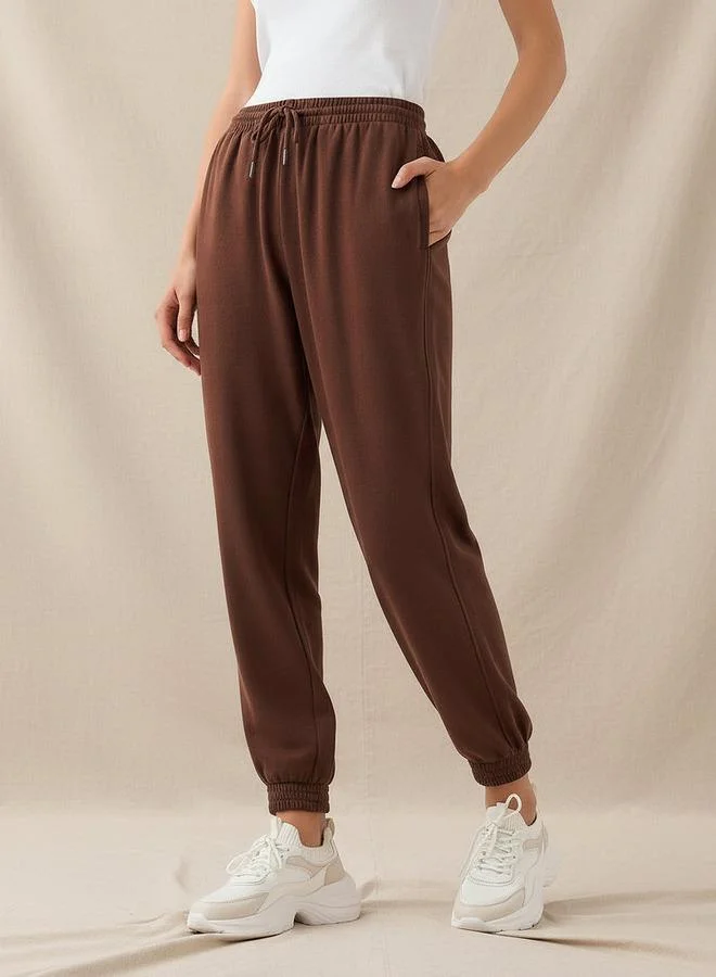 Splash FAV Regular Fit Flexi Waist Joggers with Pockets