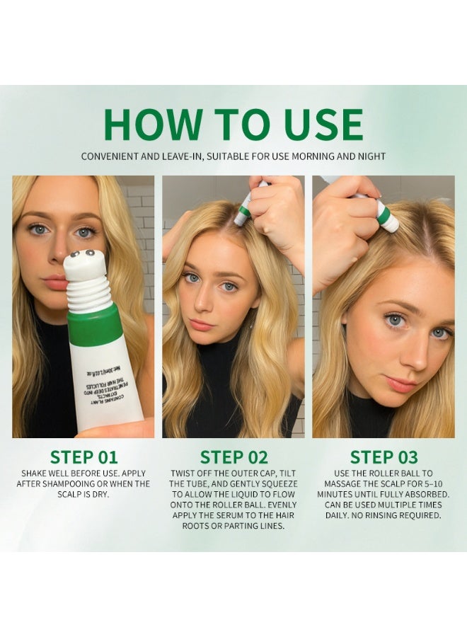 W3W Nourishing Scalp, Strengthening Hair Roots, Repairing Hair Serum. Focuses on scalp care, deeply nourishes hair roots, and strengthens hair. 30ml - Image 5