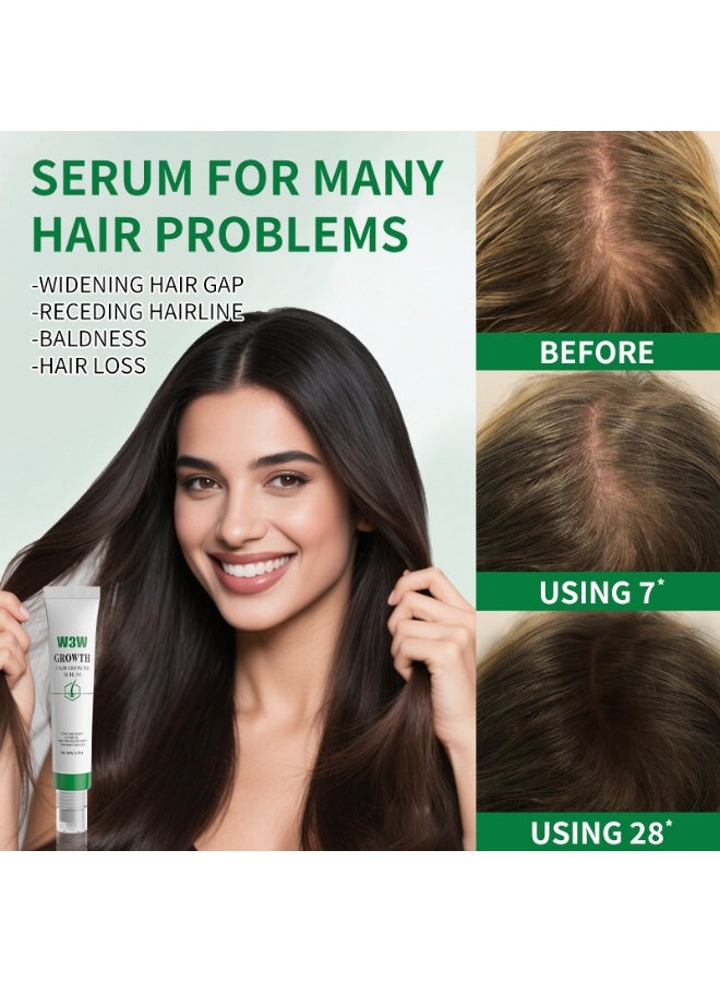 W3W Nourishing Scalp, Strengthening Hair Roots, Repairing Hair Serum. Focuses on scalp care, deeply nourishes hair roots, and strengthens hair. 30ml - Image 2