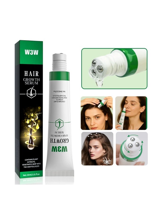 W3W Nourishing Scalp, Strengthening Hair Roots, Repairing Hair Serum. Focuses on scalp care, deeply nourishes hair roots, and strengthens hair. 30ml - Image 1