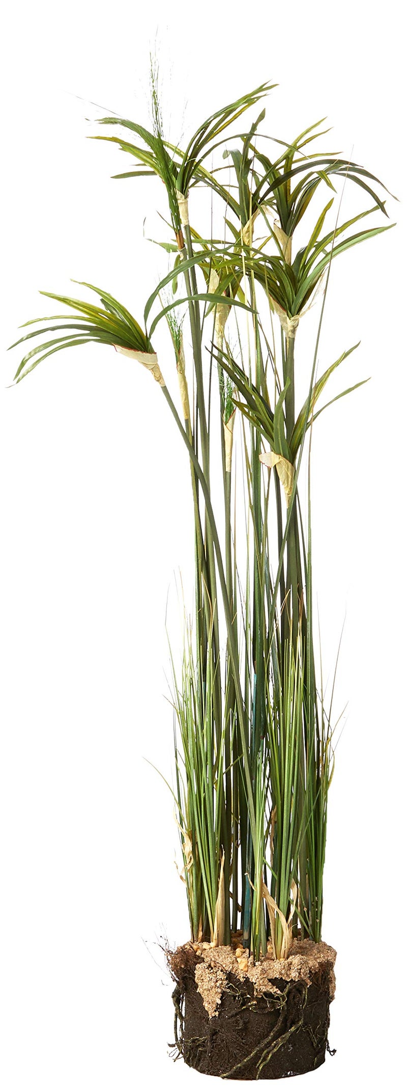Nearly Natural Nearly Natural Papyrus Plant with Faux Soil Arrangement 