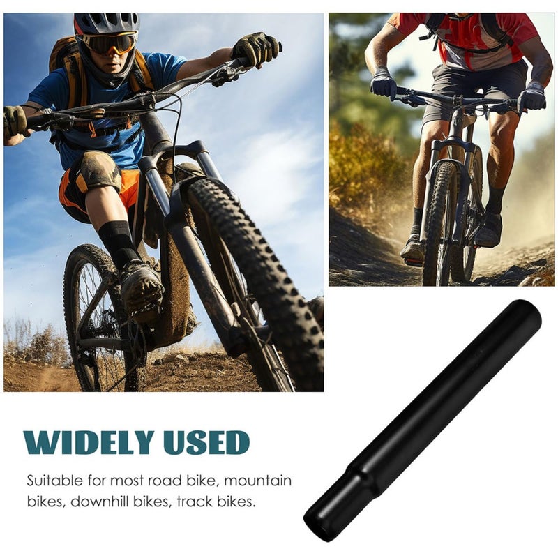 High Carbon Steel Mountain Bike Seat Post Adjustable Shock Absorbing 25.4x200mm - Image 4