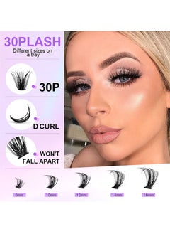 280PCS DIY Lash Extension Kit Lash Clusters Kit Individual Cluster Lashes With Waterproof Lash Bond And Seal And Tweezers D Curl Eyelash Extension Kit - pzsku/Z3DD4746AD718E6165446Z/45/_/1714984727/228e05ce-598b-43aa-b95f-436cd53a4e6f