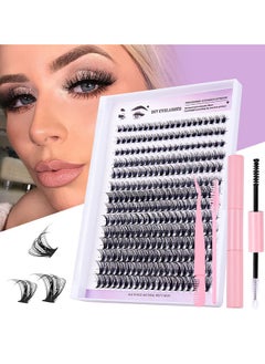 280PCS DIY Lash Extension Kit Lash Clusters Kit Individual Cluster Lashes With Waterproof Lash Bond And Seal And Tweezers D Curl Eyelash Extension Kit - pzsku/Z3DD4746AD718E6165446Z/45/_/1714984727/4c9d11d7-bb93-4fdb-9d8e-d328581d25c1