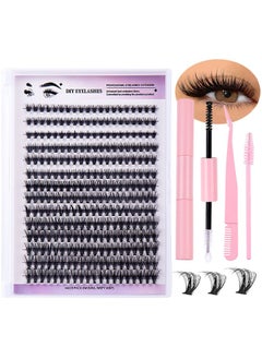 280PCS DIY Lash Extension Kit Lash Clusters Kit Individual Cluster Lashes With Waterproof Lash Bond And Seal And Tweezers D Curl Eyelash Extension Kit - pzsku/Z3DD4746AD718E6165446Z/45/_/1714984730/0e612441-73fb-4f71-b576-83e37c31f411