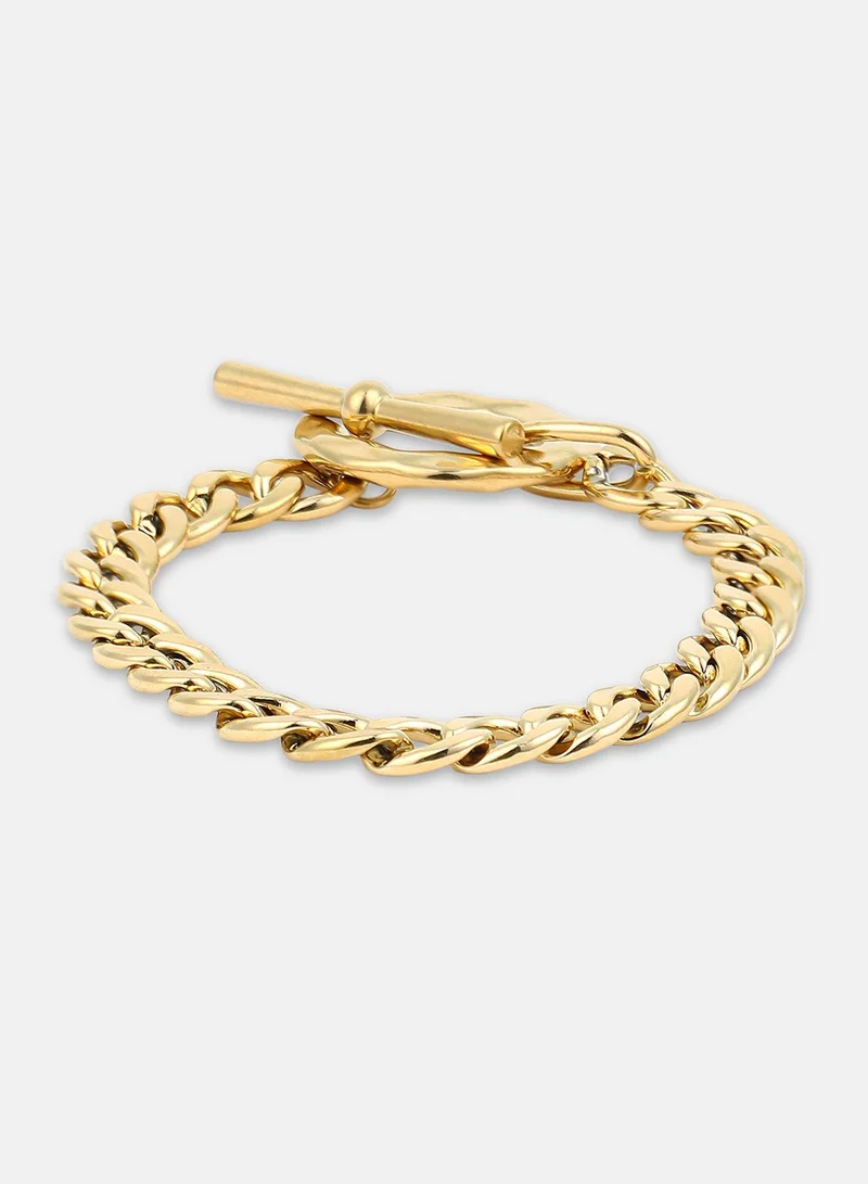 SOHI  Curb Chain Toggle Bracelet  | Best Price UAE