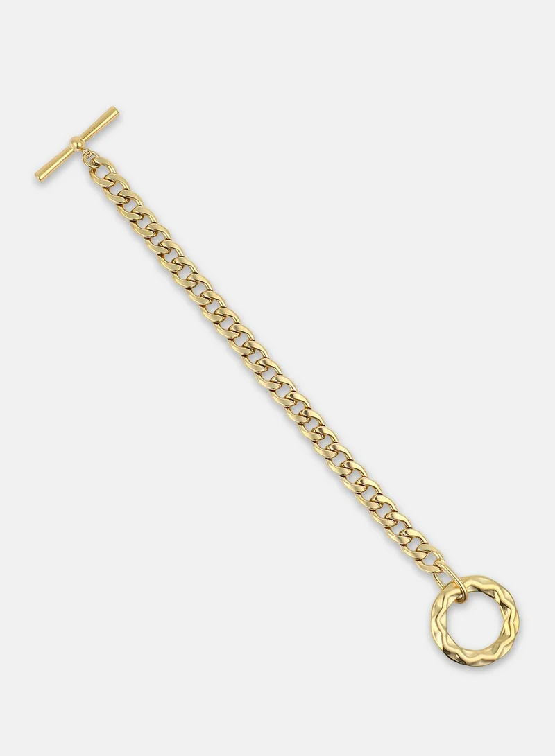 SOHI  Curb Chain Toggle Bracelet  | Best Price UAE