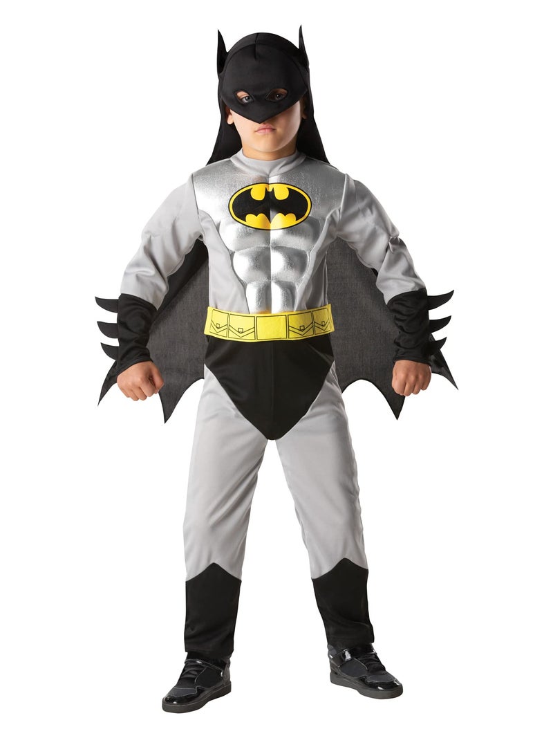 Rubie's Batman Deluxe Superhero Fancy Dress Costume, Large, Metallic