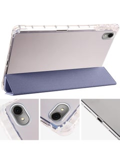 Case Compatible with Huawei MatePad SE 11 inch 2024,Smart Slim Trifold Stand Auto Sleep/Wake Cover with Pencil Holder, Clear Transparent Back Shell (Purple) - pzsku/Z3DD4A1AB95D5B15BCE05Z/45/_/1727489528/3e2cf2e8-e581-4036-baf0-3fc9a091423f