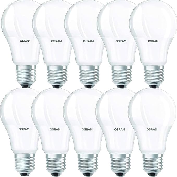 Osram 7W LED Bulb E27 Cool White 4000K Non Dimmable Energy-Saving LED Bulb  -Pack of 10 - Image 1