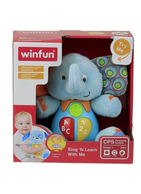 WinFun - Sing N learn With Me Timber the Elephant Blue - 689