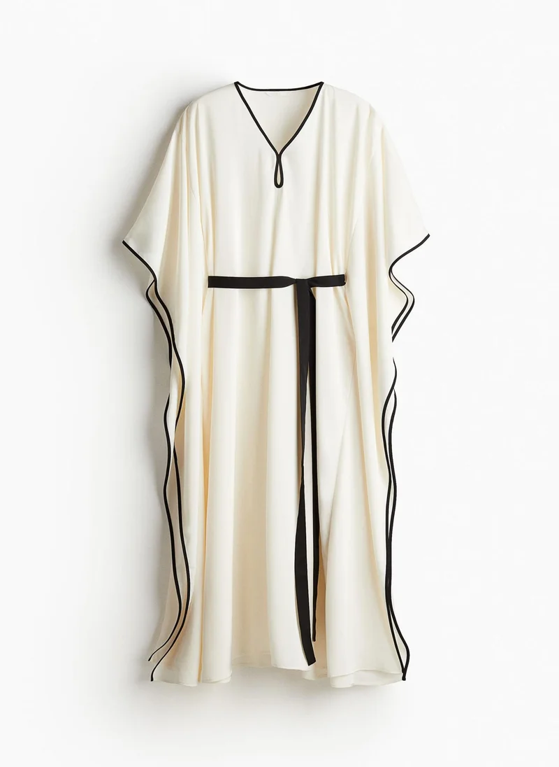 اتش اند ام Tie-Belt Kaftan Dress