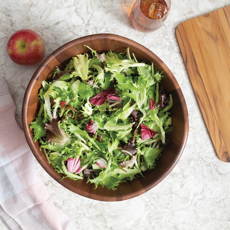 Lipper International Acacia Wave Bowl - Image 4