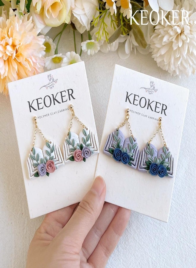Keoker قواطع الطين كيوكر للعودة إلى المدرسة - 19 شكل لقواطع الأقراط لصنع مجوهرات الطين البوليمري - Image 4