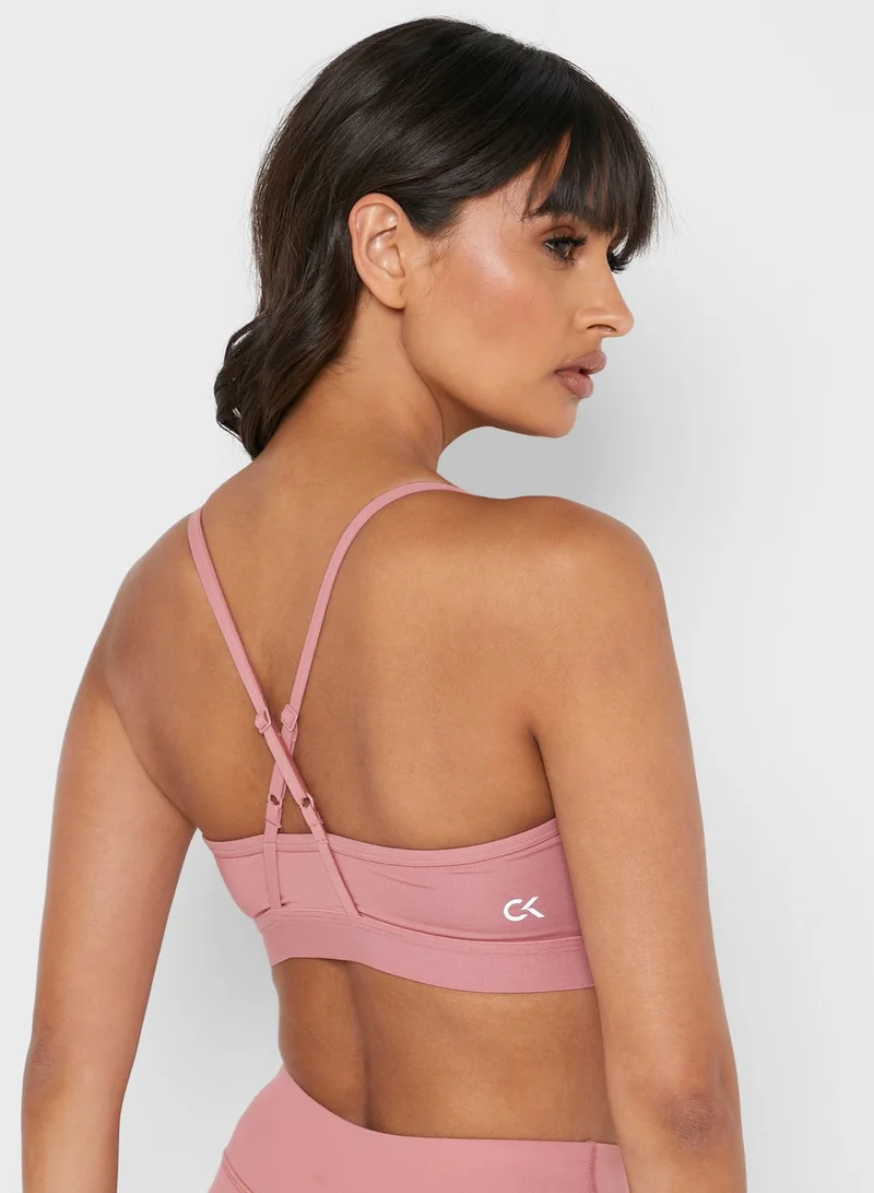 Calvin Klein Sports Logo Low Support Bra