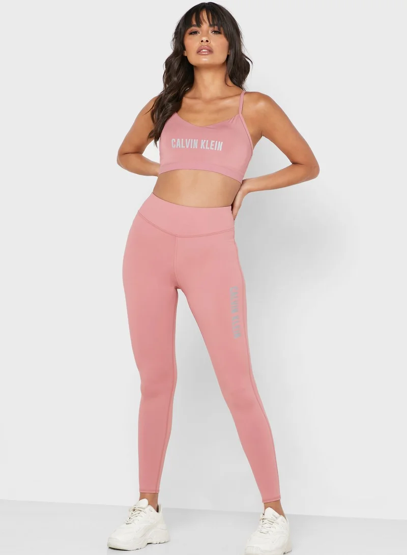 Calvin Klein Sports Logo Low Support Bra