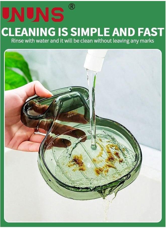 UNUNS - Pan Pot Rack,2 Pack Utensil Rest For Stove Top,Spatula Spoon With Drip Pad And Lid Holder Stand Kitchen,Countertop Rack - Image 1