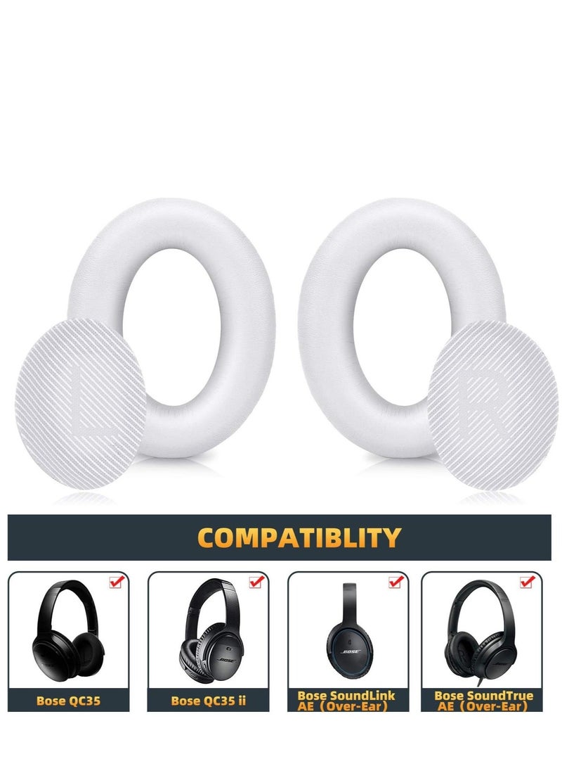 Generic - Replacement Ear Pads Compatible for Bose QC35 & QC35ii Over-Ear Headphones Made- Comfortable Adaptive Memory Foam and Extra Durable Earpads Kit for Bose QuietComfort - Image 1