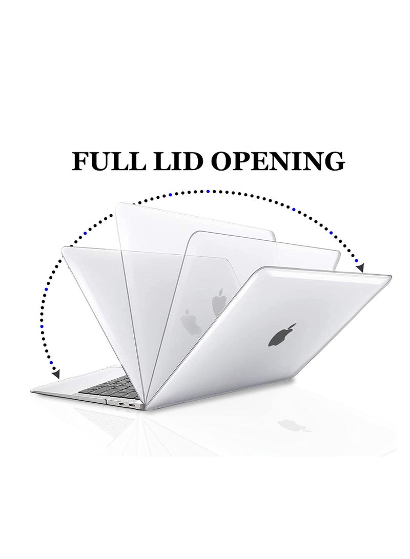 Protective Plastic Hard Shell Case Cover MacBook Air 13.6 Inch Case 2022 Release Model A2681 M2 Chip With Liquid Retina Display And Touch ID Color White Clear - Image 5