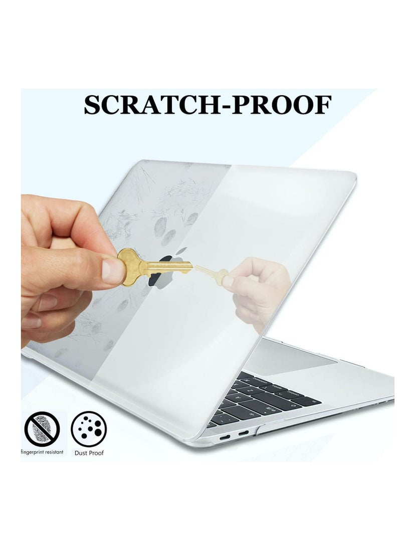 Protective Plastic Hard Shell Case Cover MacBook Air 13.6 Inch Case 2022 Release Model A2681 M2 Chip With Liquid Retina Display And Touch ID Color White Clear - Image 4