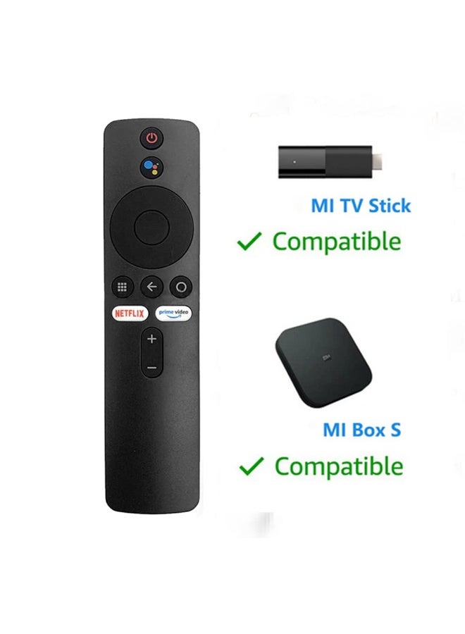 إيروريكس جهاز تحكم عن بعد بديل متوافق مع Mi TV Stick و Mi Box S، مزود بتقنية بلوتوث للتحكم الصوتي وأزرار Netflix و Prime Video - Image 3