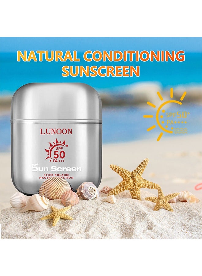 LUNOON Peptide 9 Bio SunStick SPF50+ PA+++, Portable UV Protection Bio Sunscreen Stick Pro, Unisex Facial Sunscreens, Refreshing Non Greasy And Easy To Apply - Image 3