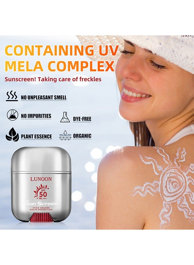 LUNOON Peptide 9 Bio SunStick SPF50+ PA+++, Portable UV Protection Bio Sunscreen Stick Pro, Unisex Facial Sunscreens, Refreshing Non Greasy And Easy To Apply - Image 4