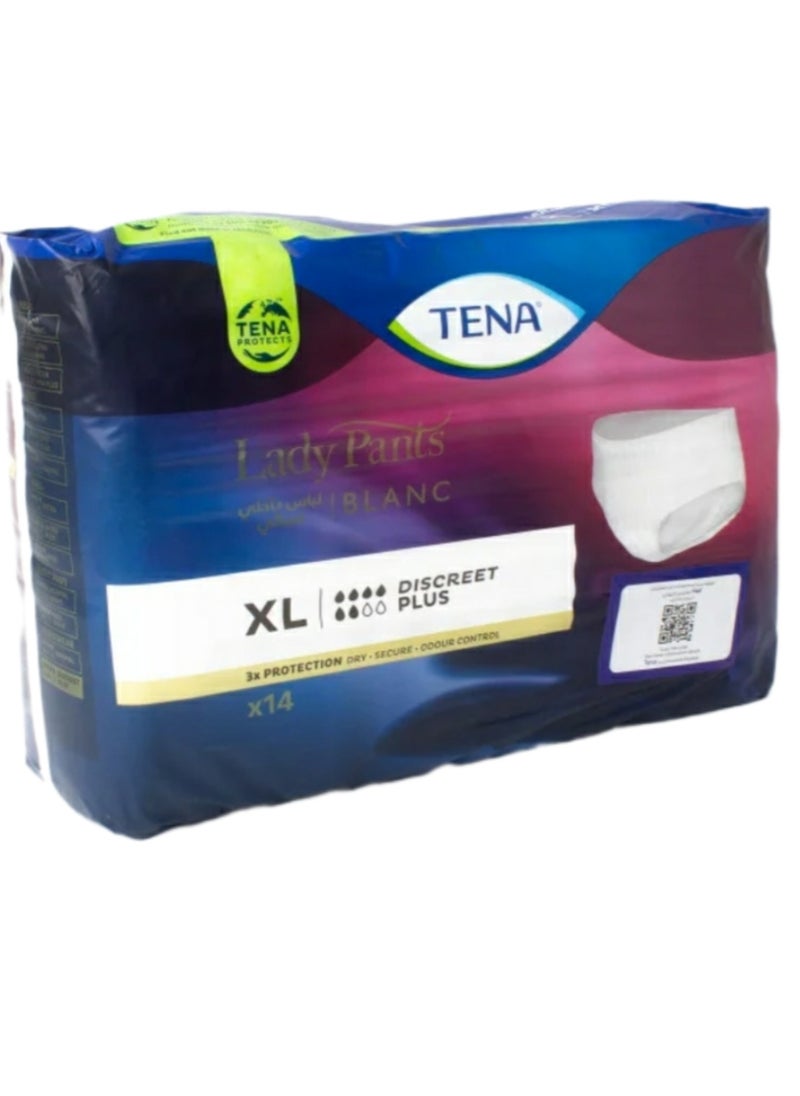 Tena Tena underwear discreet plus  for lady  extra-large - 14 pieces  - Image 2