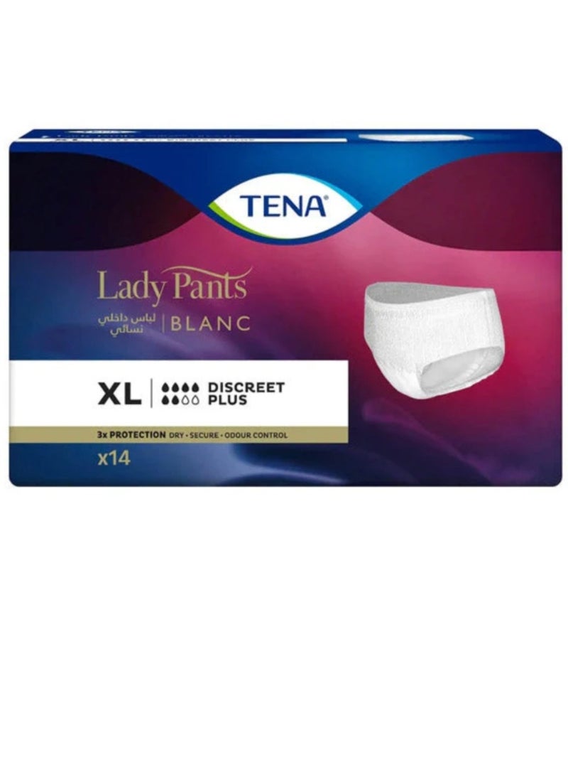 Tena Tena underwear discreet plus  for lady  extra-large - 14 pieces  - Image 3