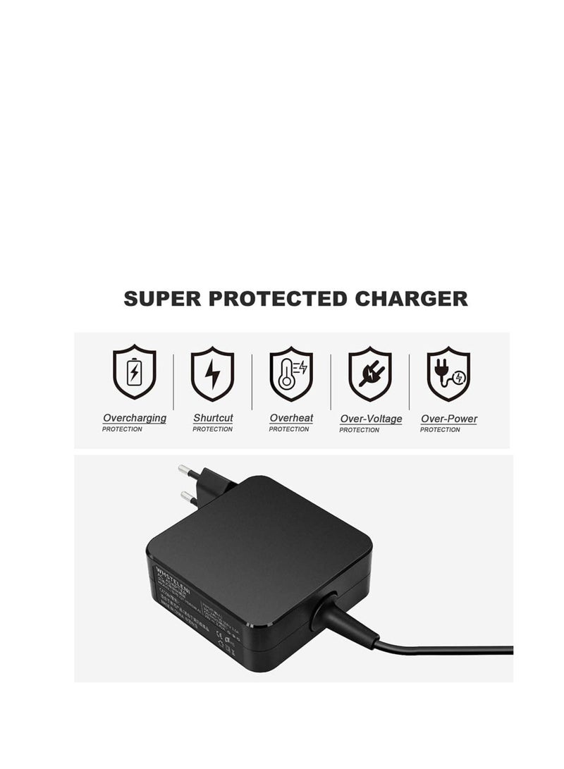 Terabyte Laptop Charger for ASUS 19V 3.42A 65W N17908 V85 K52 K52F X550 X551 X551M F551 F555 VivoBook Q301 Q400 S300CA S400CA S500CA S550 S550 S555 0CA Power Adapter (5.5 x 2.5 mm) - Image 5
