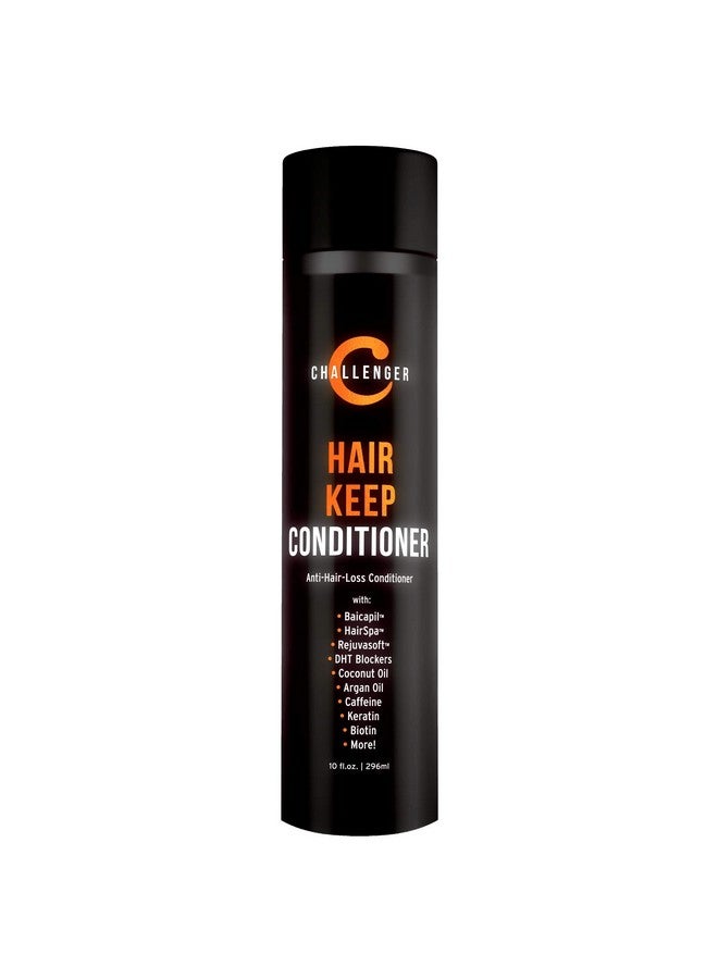 Challenger Men'S Hair Keep Conditioner 10 Ounce ; Dht Blocking Hair Growth Conditioner ; W/Baicapil Rejuvasoft Hairspa ; Caffeine Biotin Argan & Coconut Oils & More (2 Mo. Supply) - Image 1