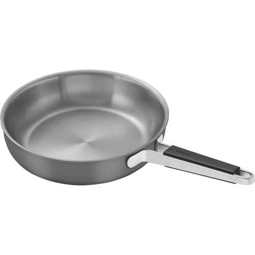ZWILLING Pure 11inch Stainless Steel Fry Pan Grey - Image 1