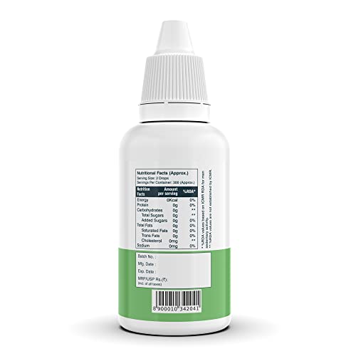 NutritJet Natural Stevia Liquid Drops - 30ml | Zero Calorie Sugar-Free Sweetener Pack of 2 - Image 2