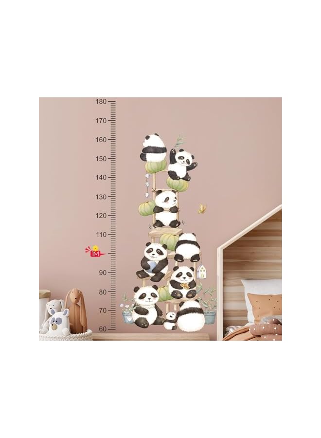 The Bros Kids Height Measurement Growth Chart Wall Stickers, Animals Cat Zebra Rhino Height Measure Ruler Decor for Children's Baby Boy Girl Kid Nursery Bedroom Playroom Wall Decor Toddler Wall Art Gift - Image 4