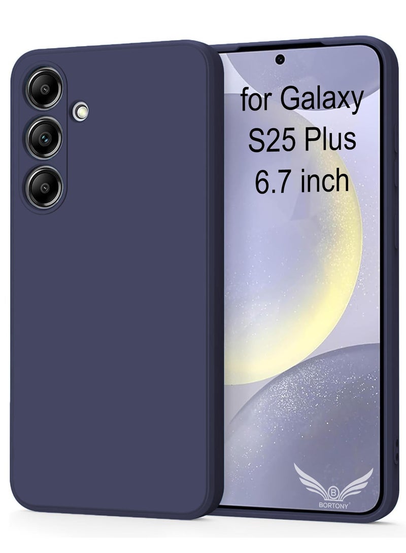 BORTONY Samsung Galaxy S25 Plus Case Liquid Silicone Gel Rubber Anti Scratch Galaxy S25 Plus Cover Protective Case for Samsung Galaxy S25 Plus 6.7 Inch - Image 1