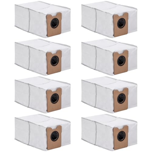 JoaSinc Dust Bags Compatible with Eufy C20 C10 Omni Robot Vacuum Cleaner Large Capacity Dust Bag Eufy Vacuum Bags Replacement Parts Accessories Kit Effective Filtration Vacuum Dust Bags 8 Pack - Image 1