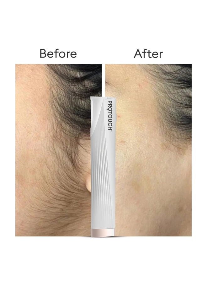 ProTouch Electric Dermaplaning Device | Beauty Tool | 2 in 1 Eyebrow & Face Hair Remover with Gentle Exfoliation | Quick, Painless, Smoother & Glowing Skin | 3 Attachment | Easy & Safe to Use - Image 3